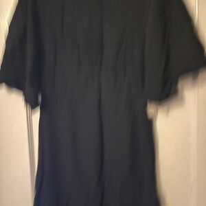 Free People Charcoal Short Sleeve Dress